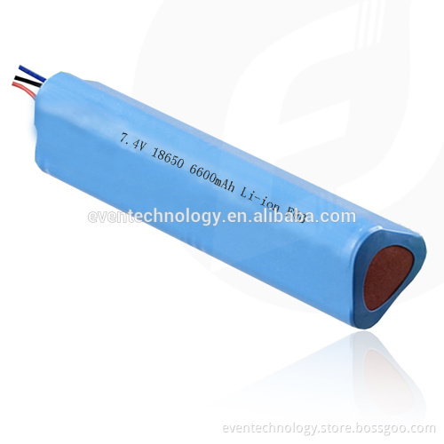 18650 rechargeable li-ion battery pack 6600mAh for LED downlight,led panel